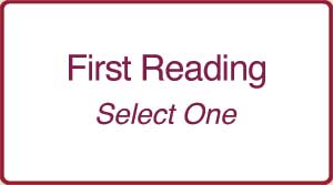 First Reading List - Select One